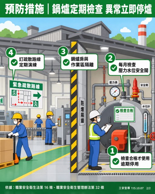 印度斯里城製藥廠鍋爐爆炸 廠房屋頂部分坍塌釀4死10傷 2/2 預防措施